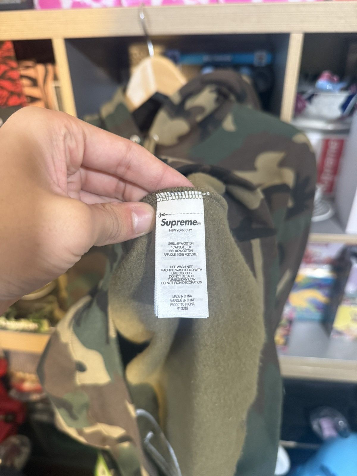 Supreme Supreme Woodland Camo Applique Hoodie Size US L / EU 52-54 / 3 - 5 Thumbnail