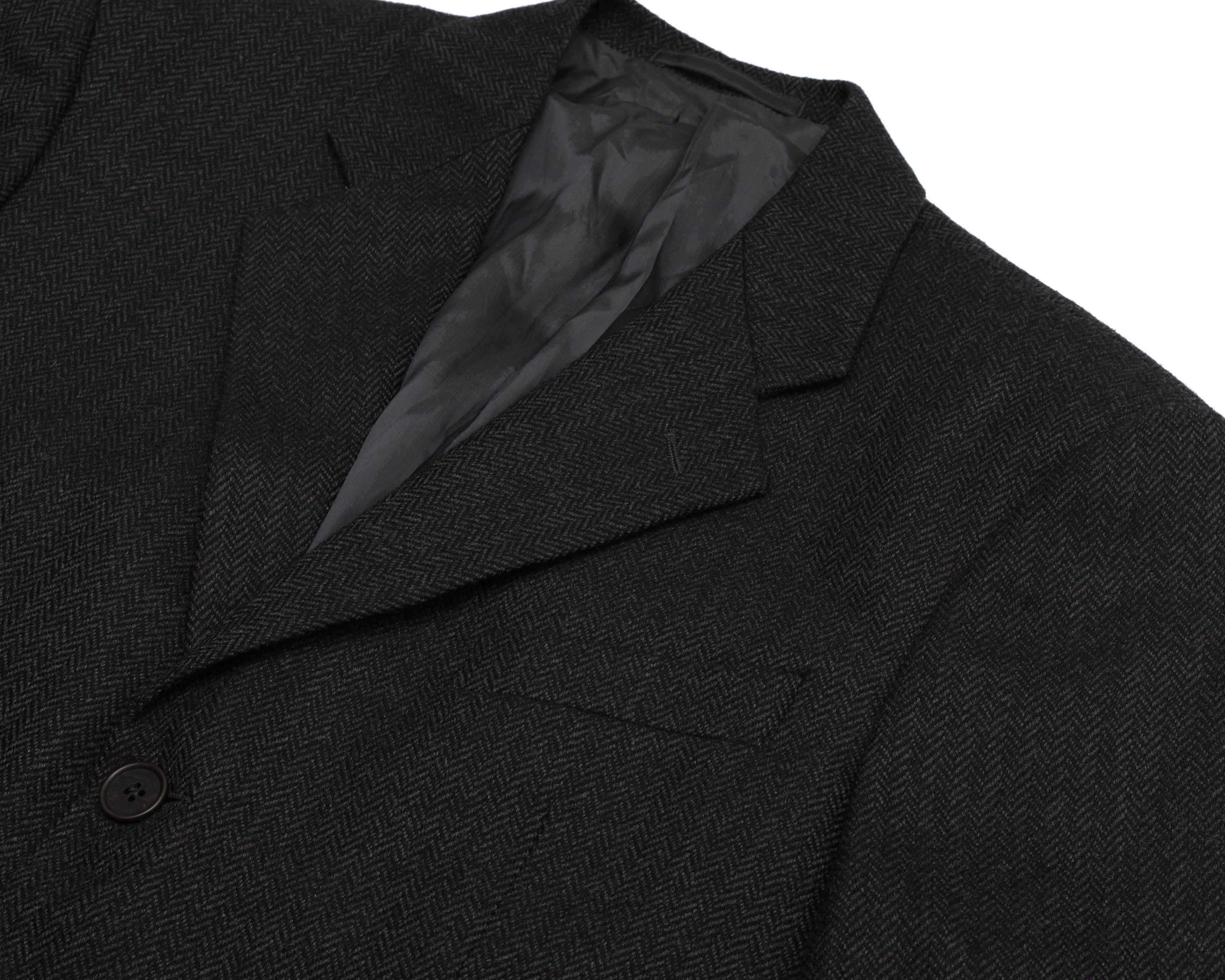 Armani Collezioni ARMANI COLLEZIONI 2001 Tweed Blazer Jacket Size US M / EU 48-50 / 2 - 2 Thumbnail