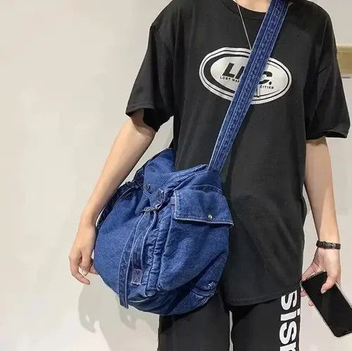 Other Denim Blue Canvas Shoulder Bag Size ONE SIZE - 1 Thumbnail
