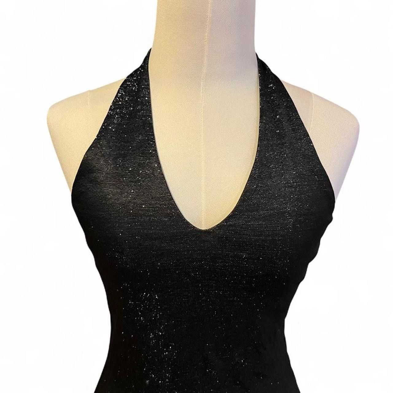 Other Y2K black boho Ibiza party halter neck top Size XS / US 0-2 / IT 36-38 - 3 Thumbnail
