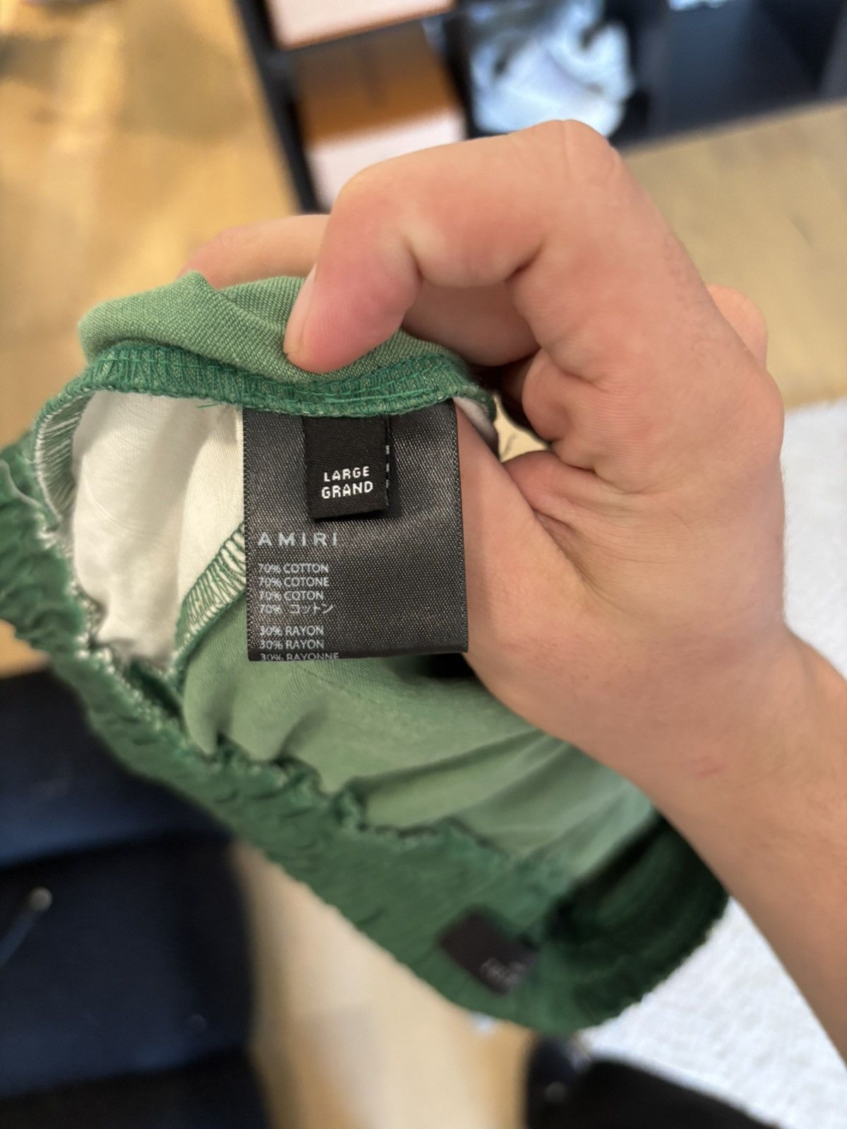 Amiri Amiri Green Track Pants Size US 34 / EU 50 - 3 Thumbnail