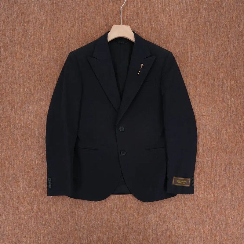 Louis Vuitton Louis Vuitton Black Embroidered Jacket for Men 0089 Size US L / EU 52-54 / 3 - 1 Thumbnail