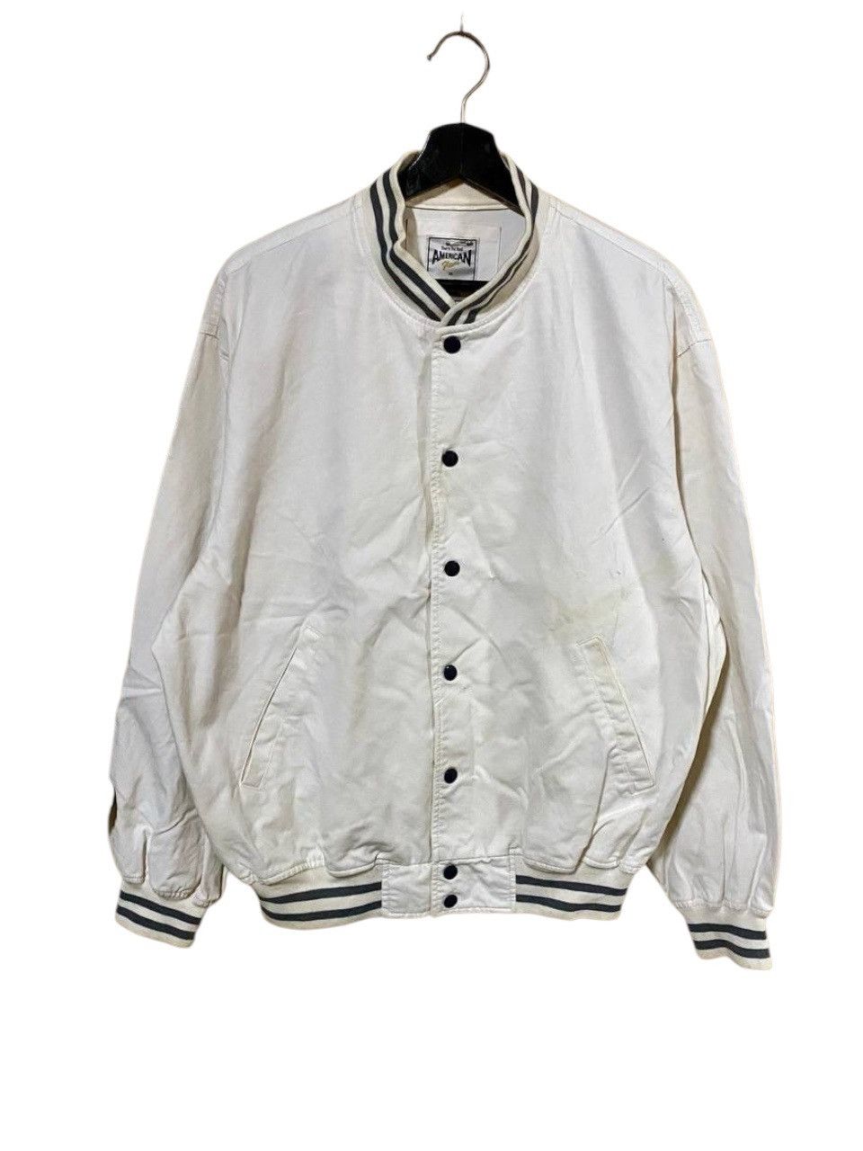 Vintage Vintage Embroidered Scene Varsity Jacket Size US L / EU 52-54 / 3 - 2 Thumbnail