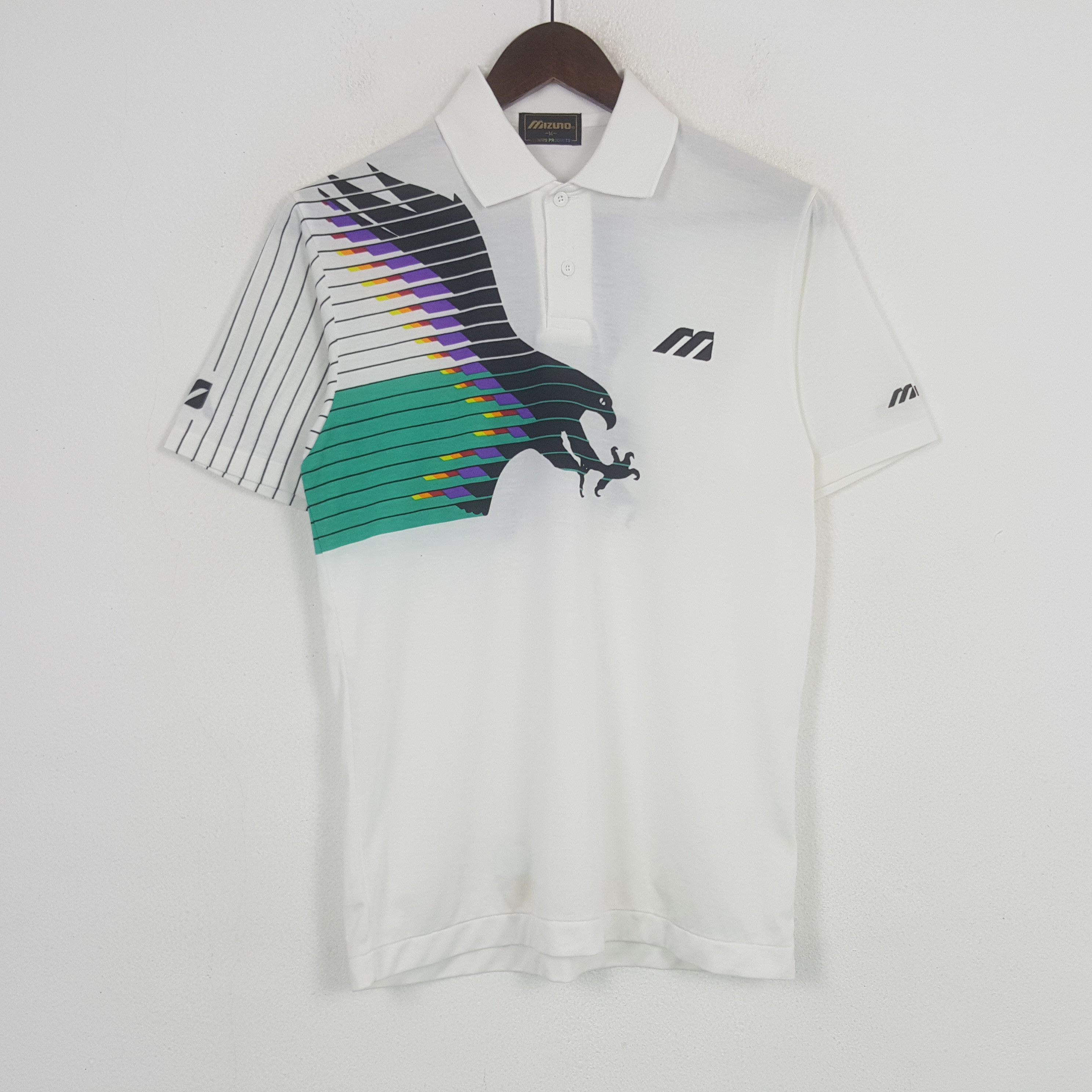 Mizuno Vintage Mizuno Tennis Sports Polo Shirt Size US S / EU 44-46 / 1 - 1 Thumbnail