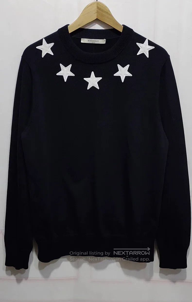Givenchy Givenchy Star Knit Sweater Size US L / EU 52-54 / 3 - 1 Thumbnail
