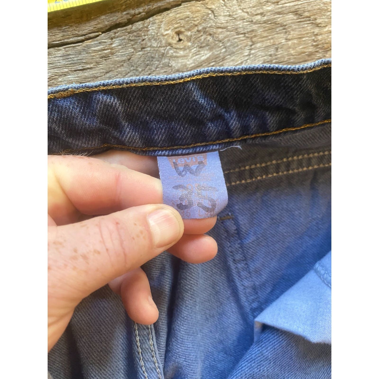 Levi's VINTAGE Levi’s Jeans Orange Tab Denim Straight Fit Mens 35x30 Blue 30 Inseam Size US 35 - 6 Thumbnail