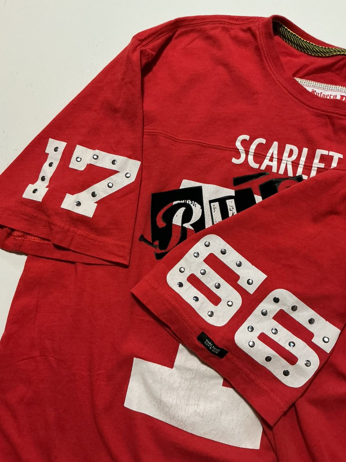 Marc Ecko Marc Ecko Rutgers University Scarlet Knights Y2K T-Shirt Size US XXL / EU 58 / 5 - 5 Thumbnail