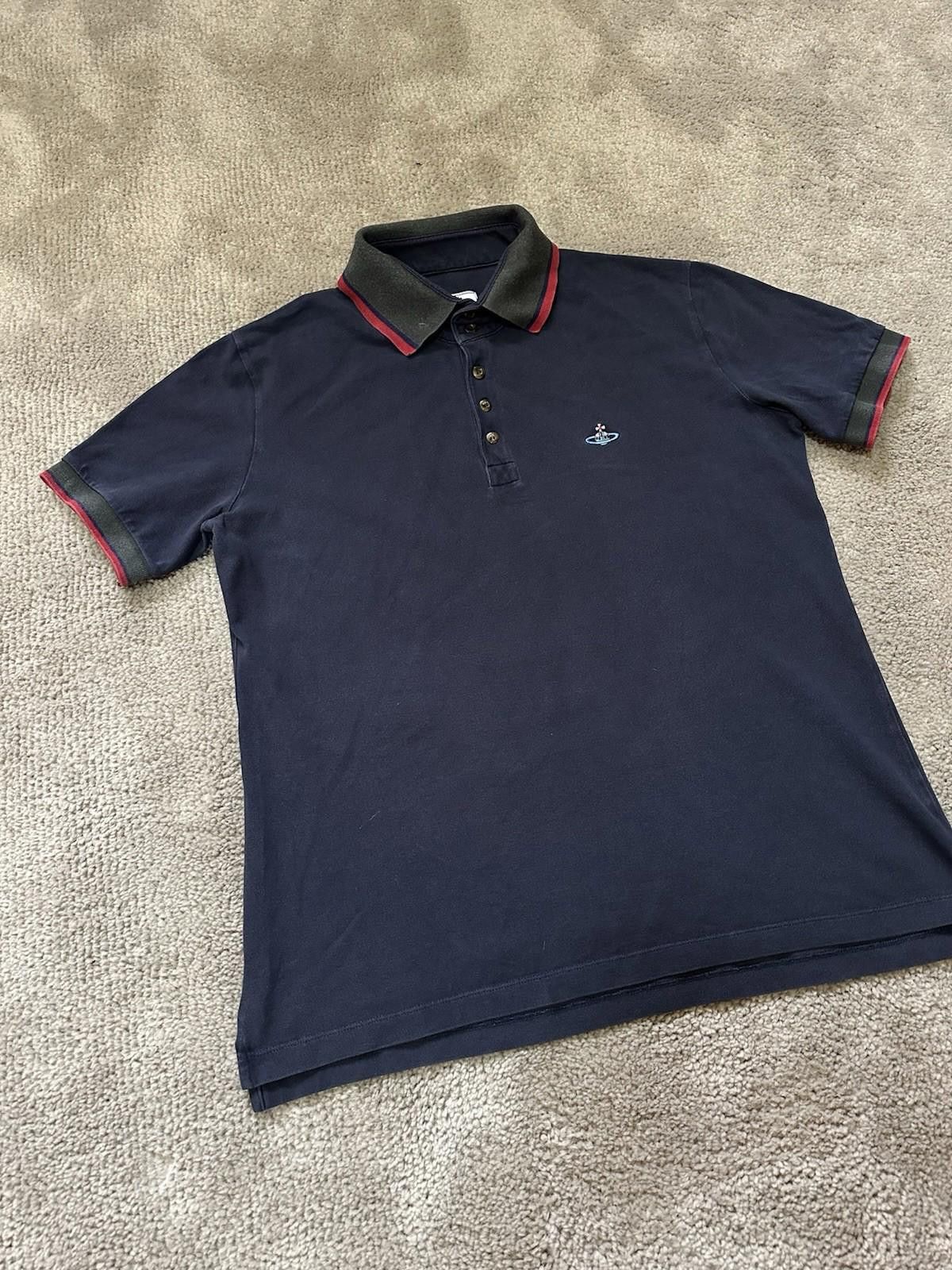 Vivienne Westwood Vintage Vivienne Westwood Polo Shirt Logo Orb Basic Luxury Size US XL / EU 56 / 4 - 1 Thumbnail