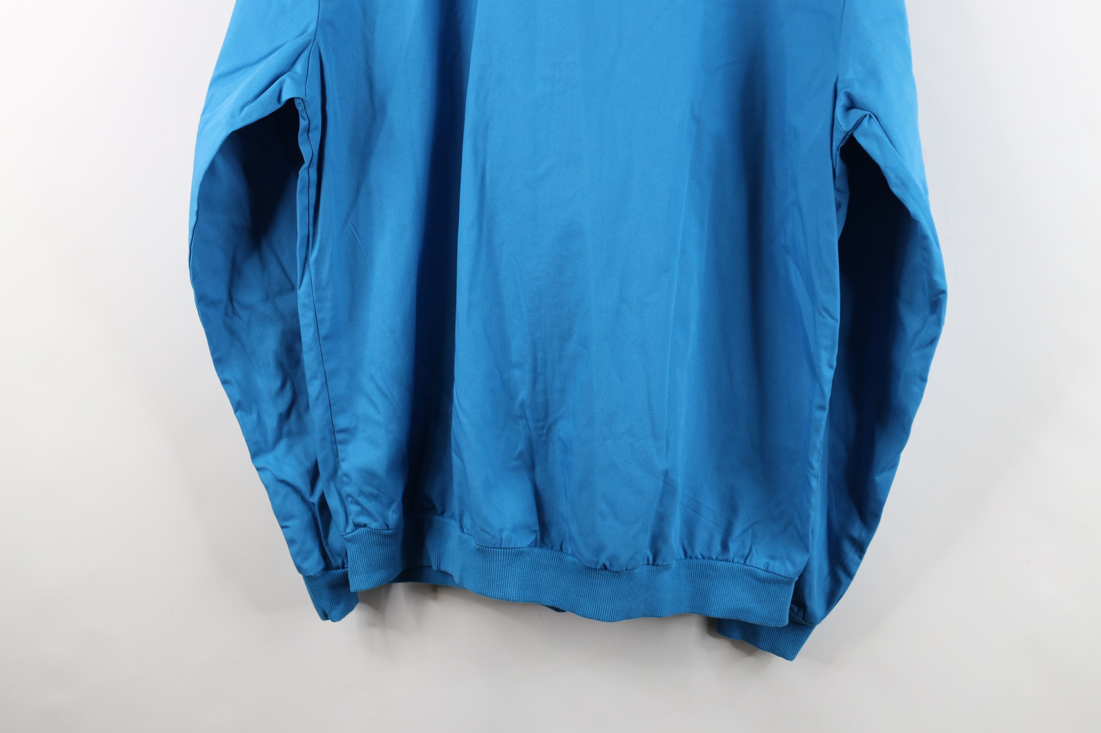 Vintage Vintage 90s Streetwear Full Zip Collared Shirt Jacket Blue Size US L / EU 52-54 / 3 - 14 Thumbnail