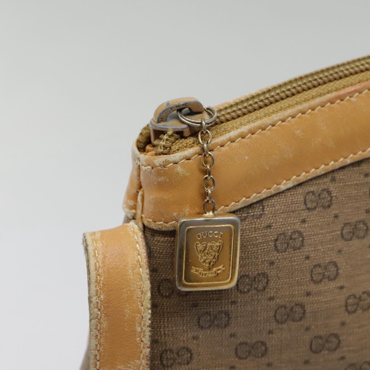 Gucci GUCCI Micro GG Supreme Shoulder Bag Pvc Beige Gold 007 87 Size ONE SIZE - 16 Thumbnail