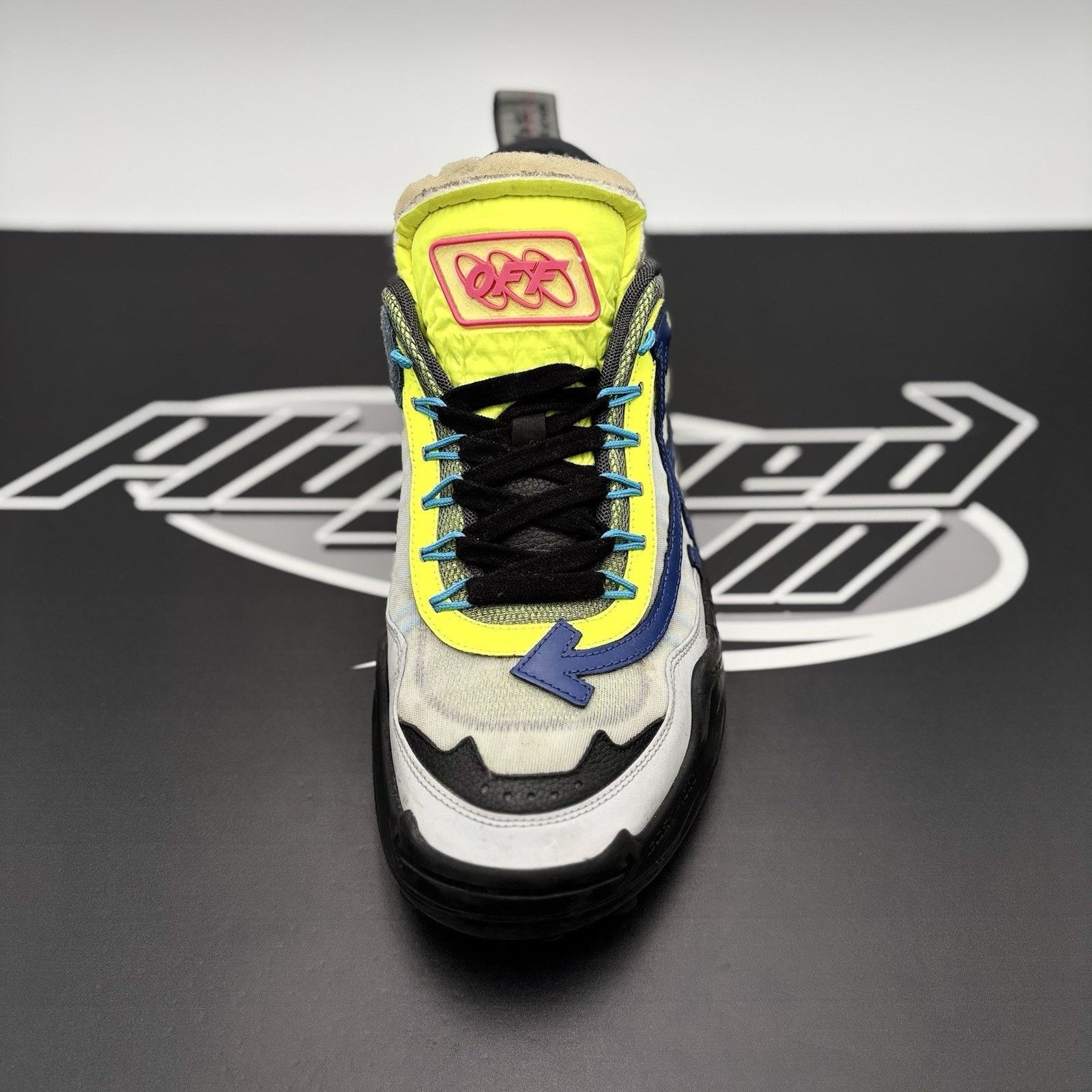 Off-White Off-White ODSY-1000 ' Grey Lime ' | GREAT CONDITION! Size US 11 / EU 44 - 15 Thumbnail