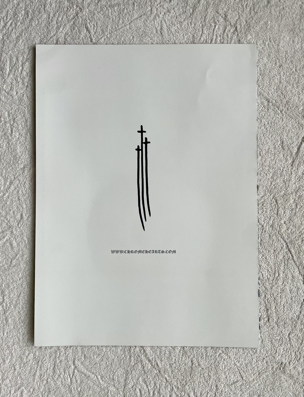 Chrome Hearts Chrome Hearts sword cross 8x11 cutout Poster Size ONE SIZE - 1 Thumbnail