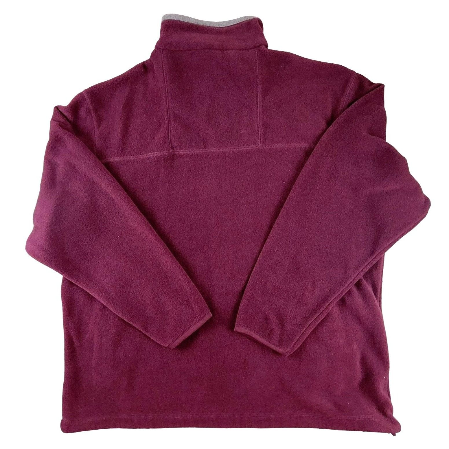 Ivy Crew Ivy Crew Mens Fleece Jacket Full- Zip Hooded Burgundy Gray S Size US L / EU 52-54 / 3 - 2 Thumbnail