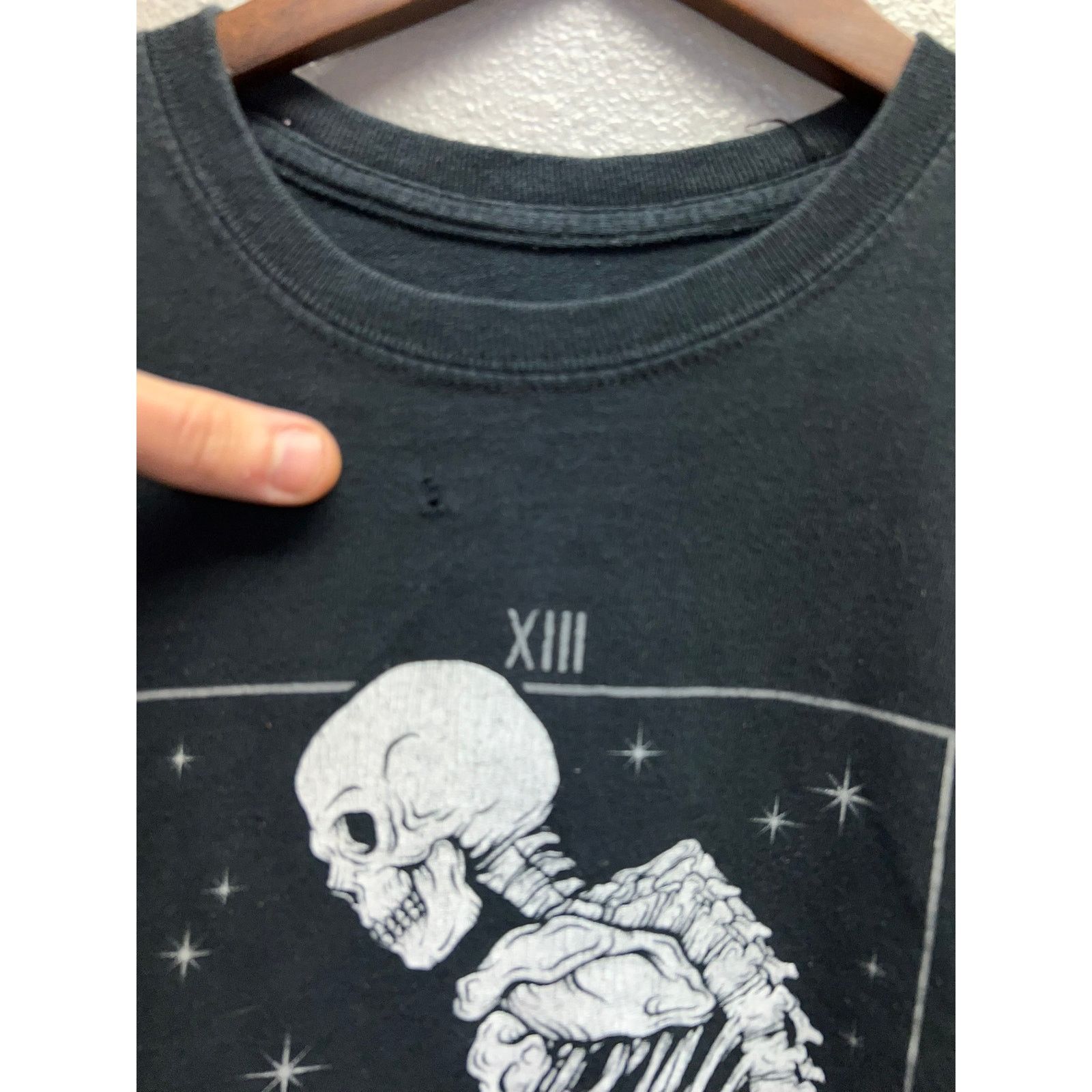 The Unbranded Brand La Mort Shirt Skeleton XIII Sword Graphic Black Shirt Medium Size US M / EU 48-50 / 2 - 5 Thumbnail