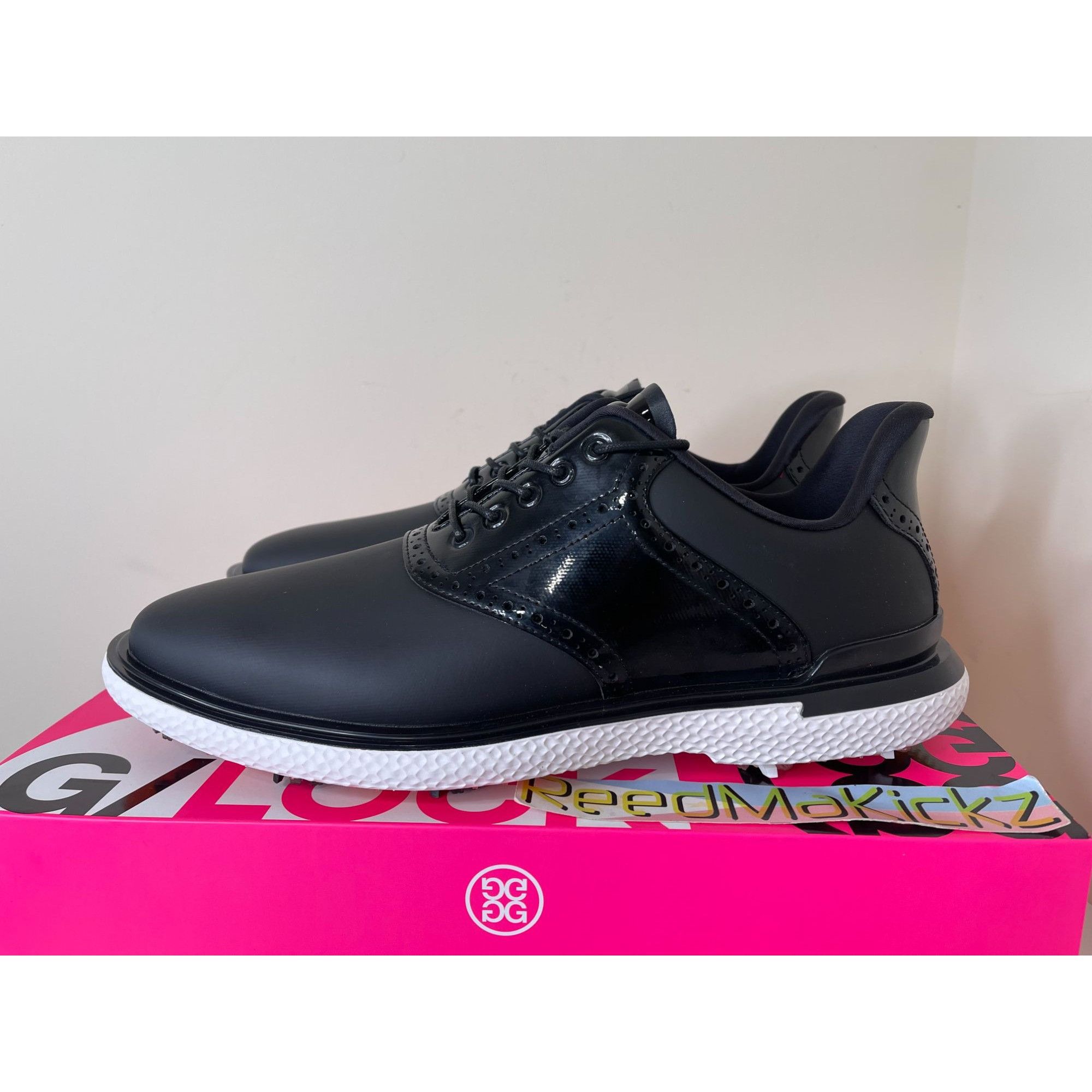 G/FORE G/FORE Gallivan2r G/Lock Saddle Black Golf Shoes Mens 15us Size US 15 / EU 48 - 1 Thumbnail