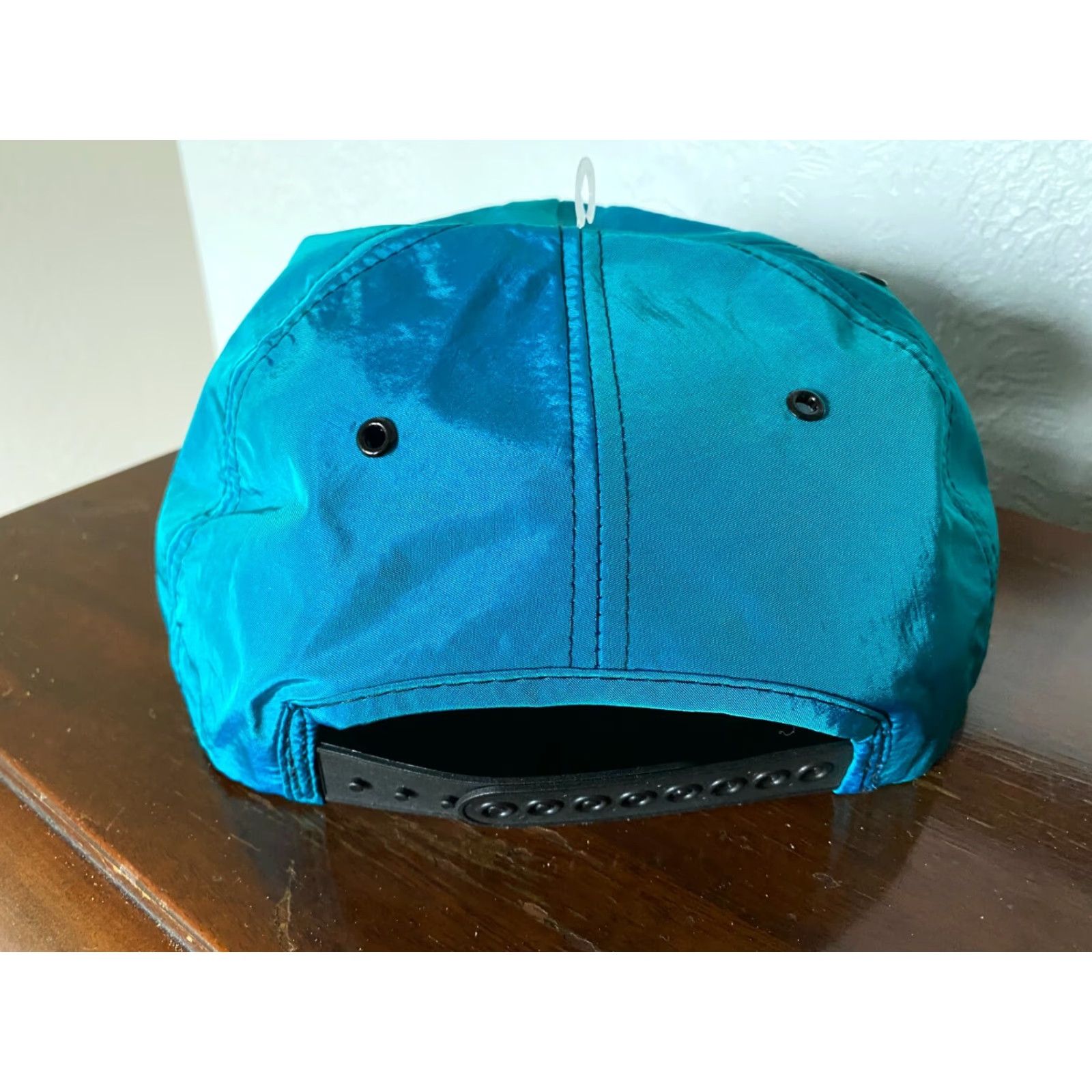 Vintage K-Products Countrymark Co-op Seed Blue Satin Cap Hat Truckera Casual Mens Adjustable Blue Satin Cap Hart? Size ONE SIZE - 3 Thumbnail
