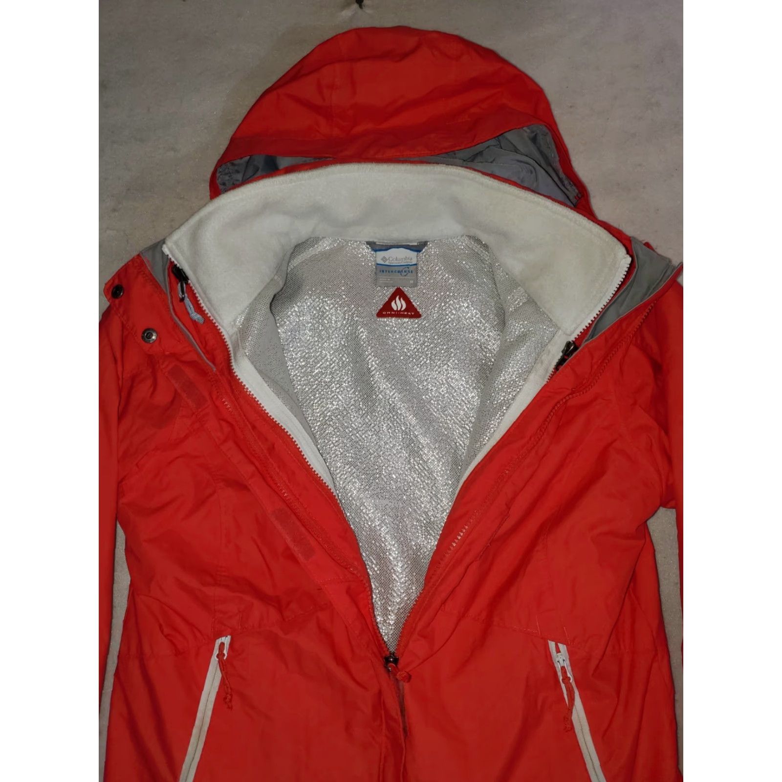 Vintage Columbia Coat Women Medium Pink Interchange 3-in-1 Omni-Tech Nylon Polyester 90s Size M / US 6-8 / IT 42-44 - 3 Thumbnail