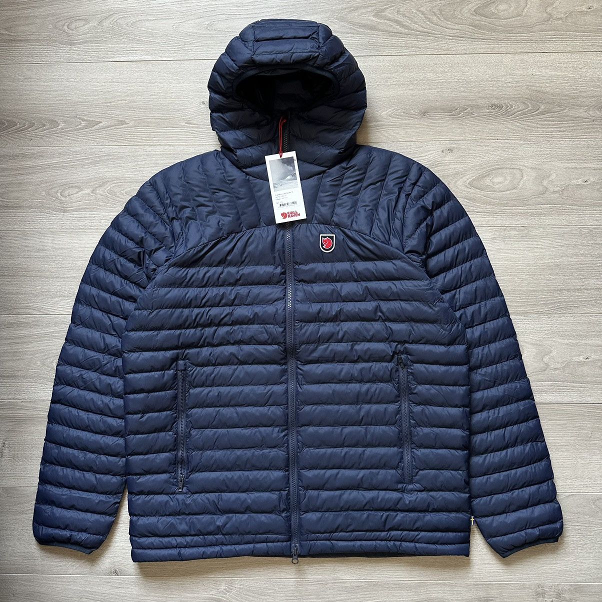 image of Fjallraven Expedition Latt Hoodie M Jacket Navy New Men’S in Blue, Men's (Size 2XL)