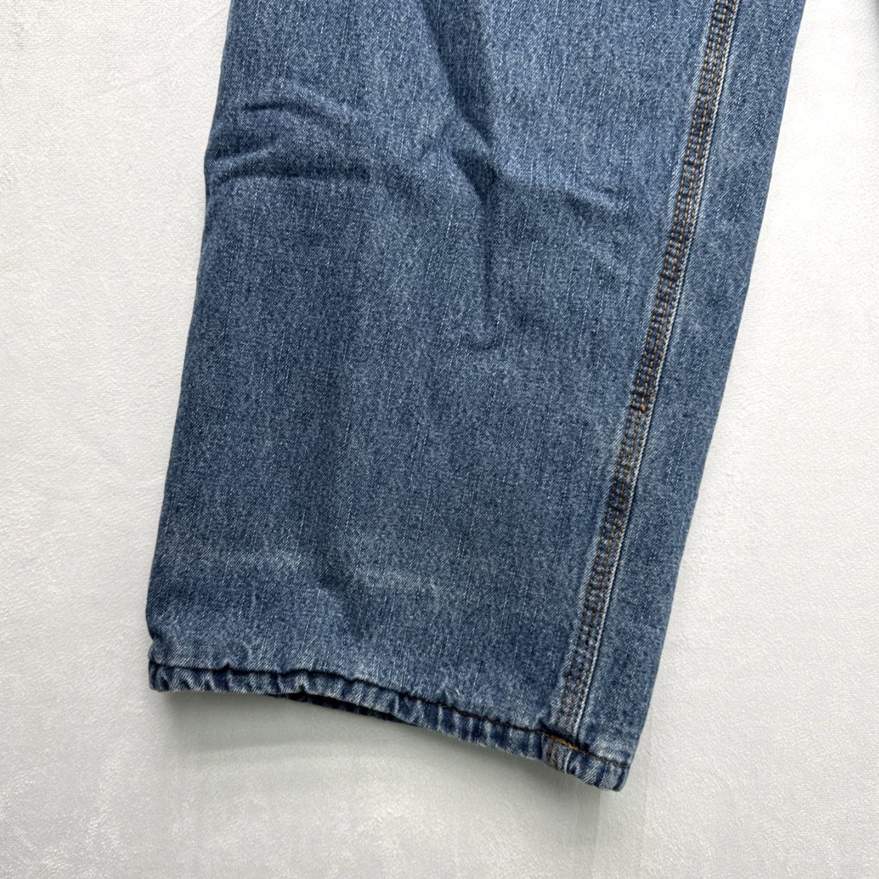 Carhartt Carhartt Women’s Denim Blue Flannel Lined Jeans Work Heavy Pants 27”x28” Size 38" / US 16 / IT 52 - 5 Thumbnail
