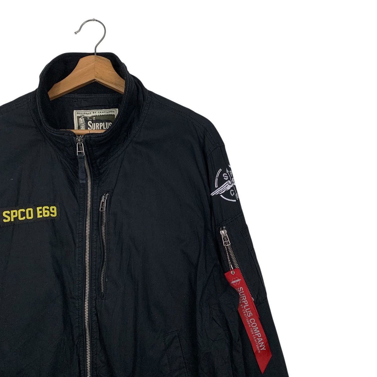 Japanese Brand Surplus Military Bomber Jacket Size US XL / EU 56 / 4 - 5 Thumbnail