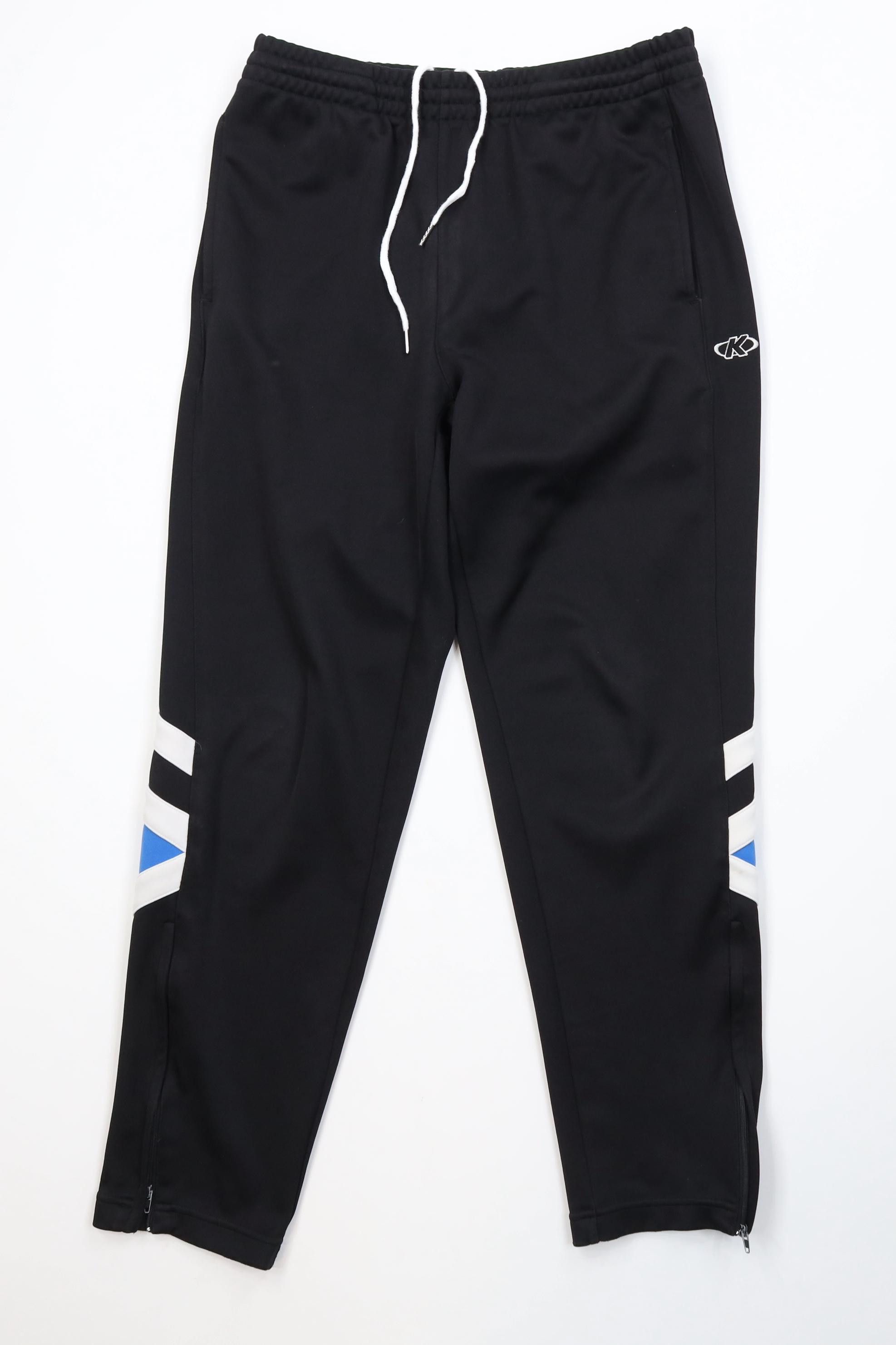 Vintage Vintage 90s Kelme Futbol Soccer Warm Up Sweatpants Black Size US 34 / EU 50 - 1 Thumbnail
