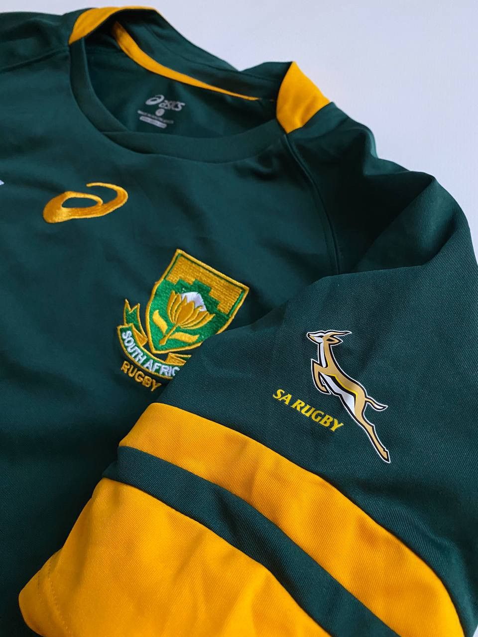 Asics Asics South Africa 2015 world cup rugby jersey Size US L / EU 52-54 / 3 - 3 Thumbnail