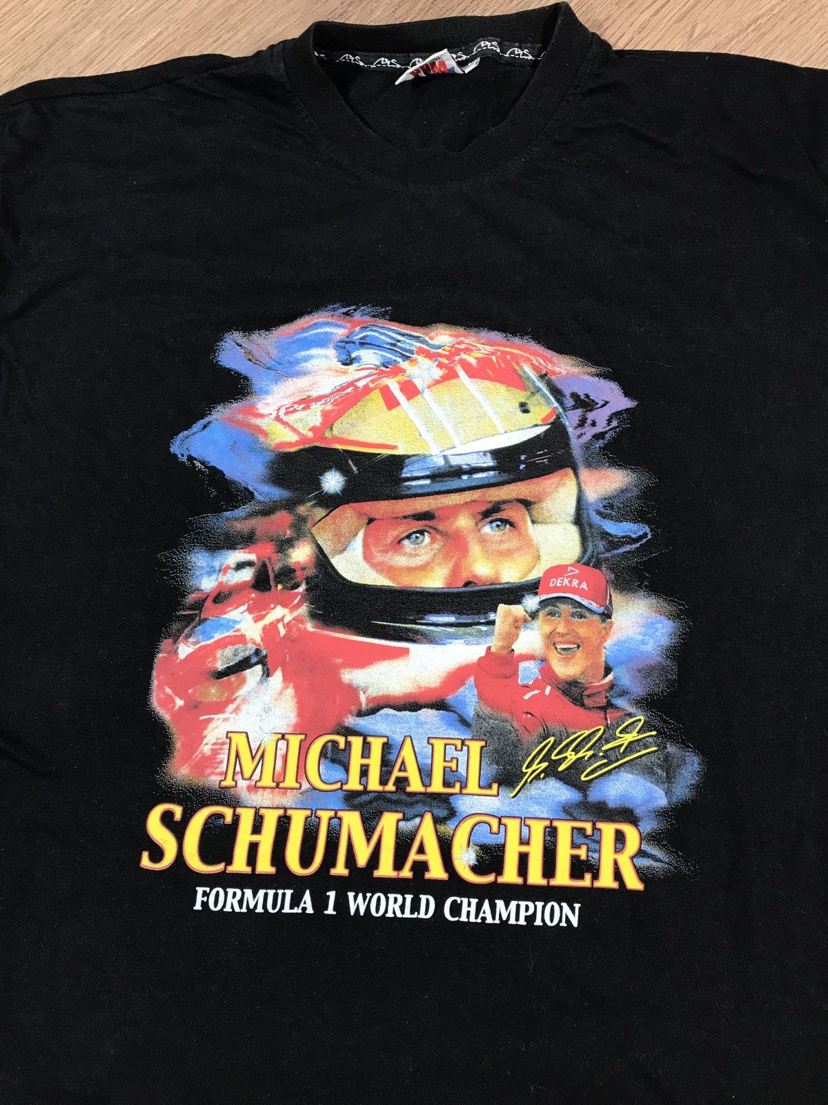 Formula 1 × Vintage Vintage Michael Schumacher F1 T Shirt Size US XXL / EU 58 / 5 - 2 Thumbnail
