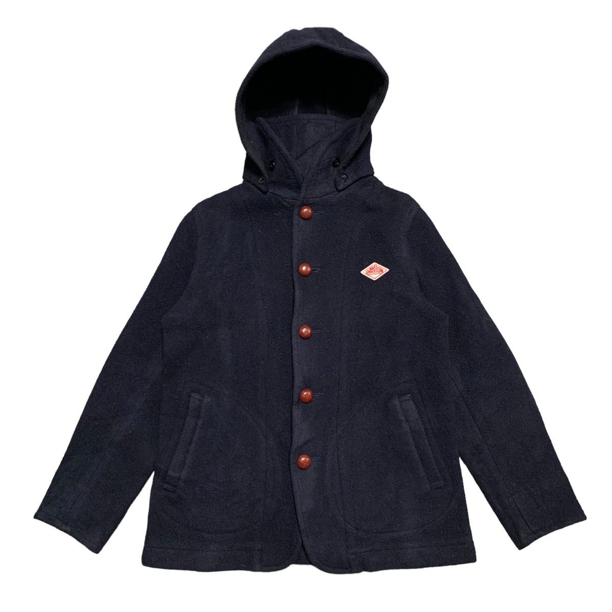 Danton Danton Wool Hooded Navy Jacket Size US XS / EU 42 / 0 - 1 Thumbnail
