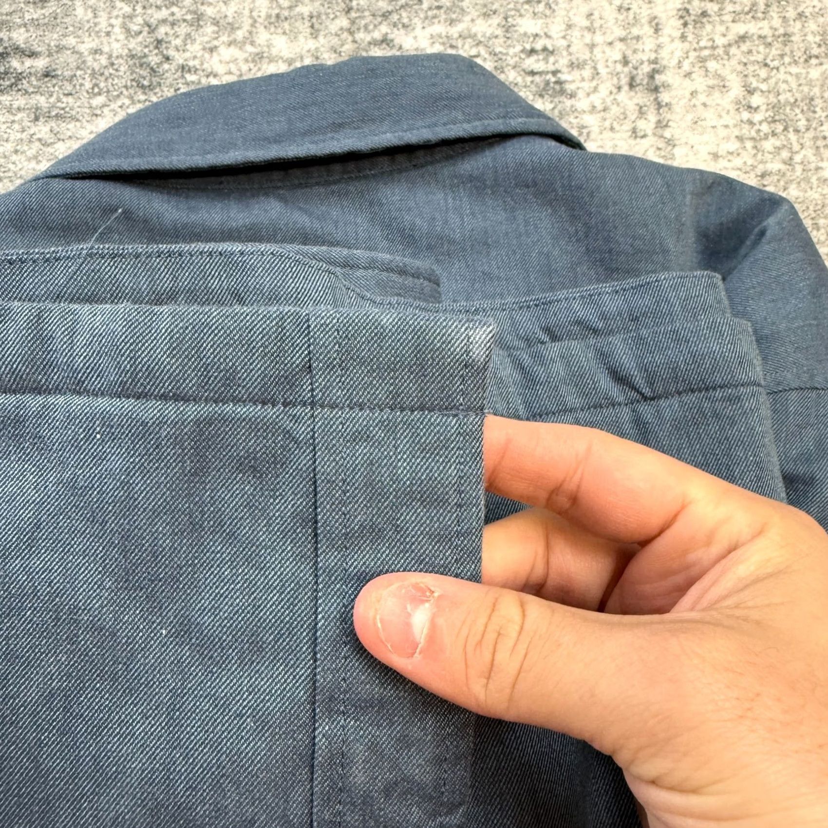 UNTUCKit UNTUCKit Shirt Jacket Men L Blue Quilted Lined Shacket Pockets Button-Up Casual Workwear Coupon Ziata Size US L / EU 52-54 / 3 - 3 Thumbnail