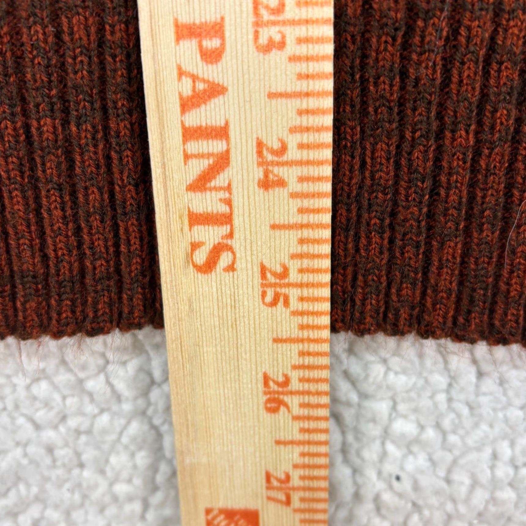 JCPenney VINTAGE JCPenney Sweater Mens XL Rust Brown Southwestern Crewneck Knit Taiwan Size US XL / EU 56 / 4 - 5 Thumbnail