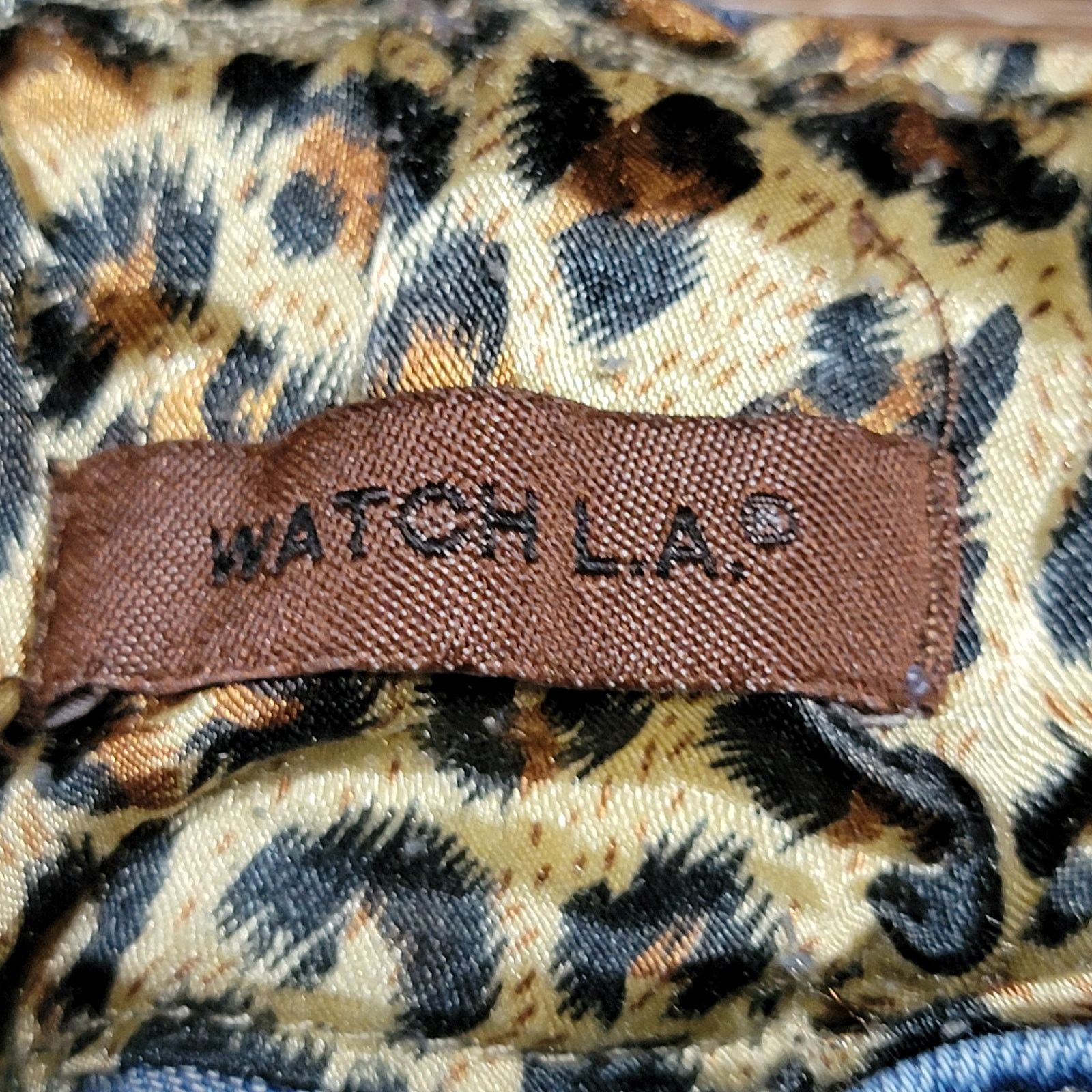 Other Watch L.A. Denim Jeans w/ Buckle Back - Size Junior 3 Size 26" / US 2 / IT 38 - 6 Thumbnail