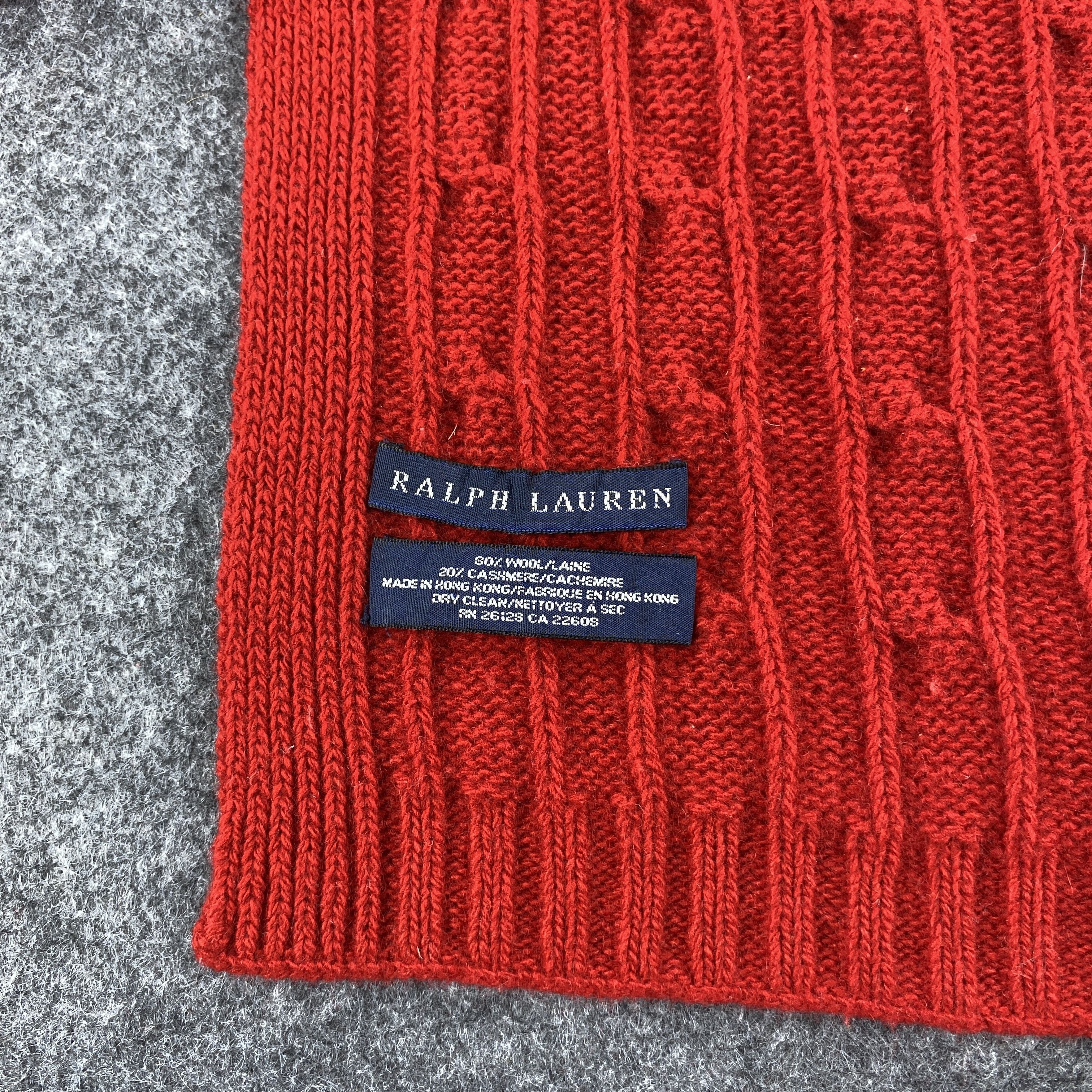 Ralph Lauren × Vintage Ralph Lauren Scarf # Muffler # Neckwear # D626 Size ONE SIZE - 4 Thumbnail