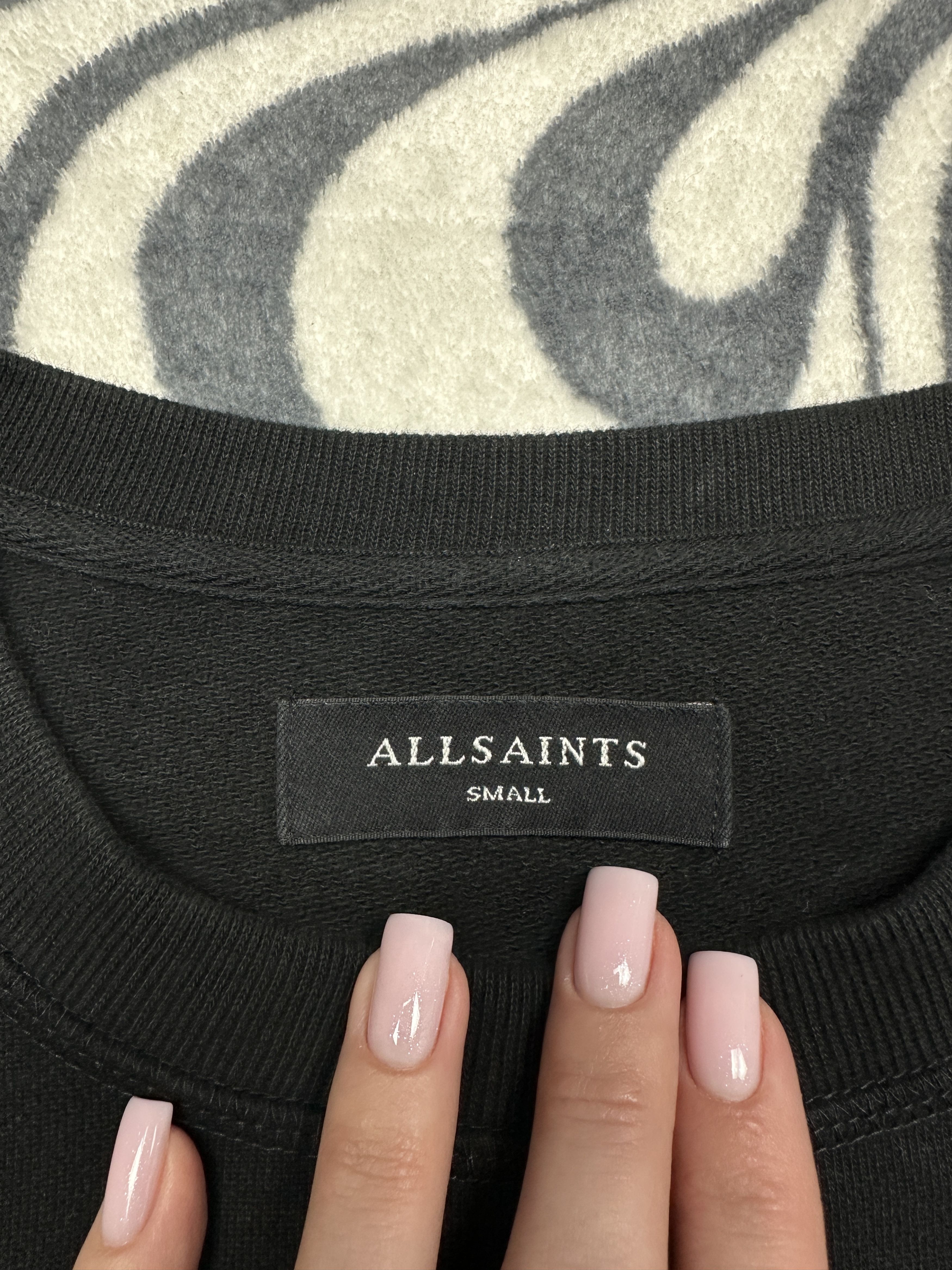 Allsaints Allsaints Mens Aven Crew Neck Sweatshirt Size US S / EU 44-46 / 1 - 4 Thumbnail