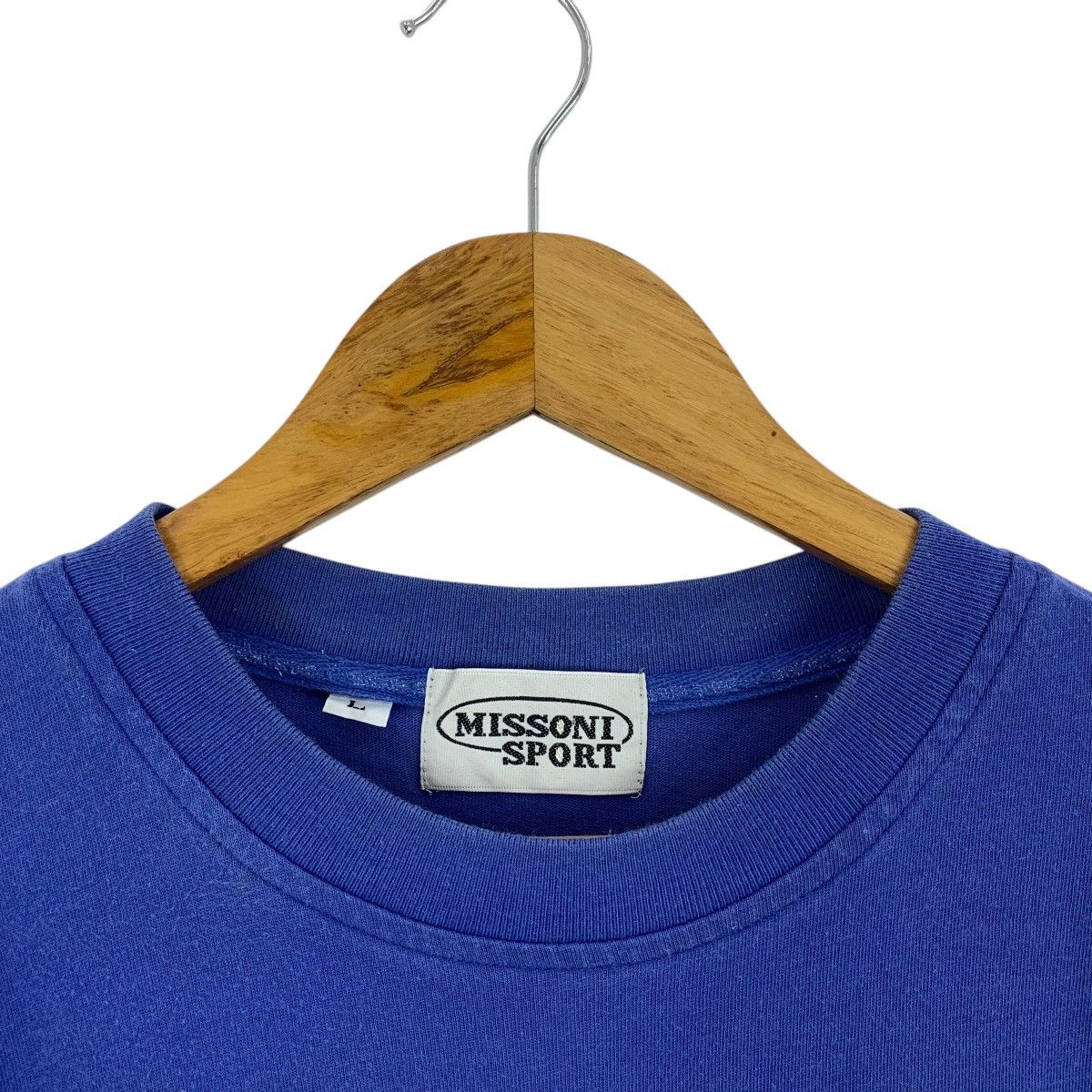 Missoni × Vintage Vintage MISSONI SPORT big logo spellout printed tee Size US L / EU 52-54 / 3 - 8 Thumbnail