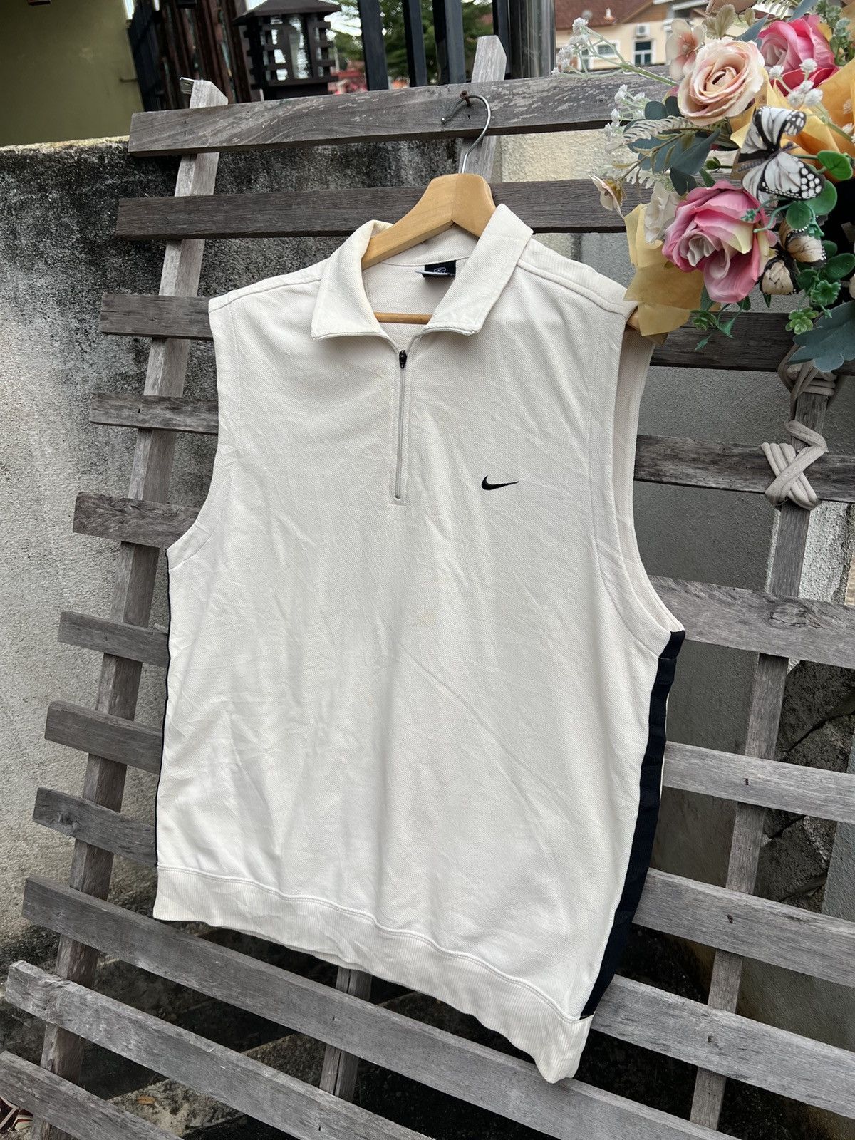 Nike Vintage Nike Golf Half Zipper Vest Size US L / EU 52-54 / 3 - 1 Thumbnail