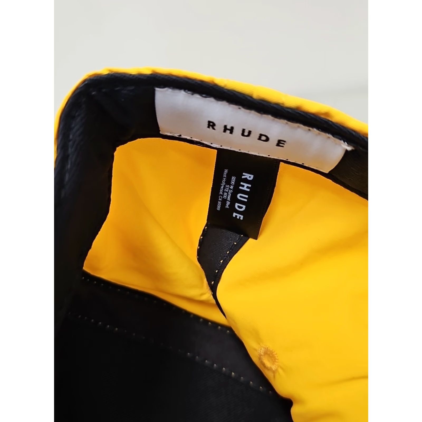Rhude Rhude LORIENT RACING Yellow Hat Cap Authentic NEW One Size Men Adjustable Baseball Cap Cap Ancient Deadstock Fall Spring Summer Winter Gents Mens Size ONE SIZE - 6 Thumbnail