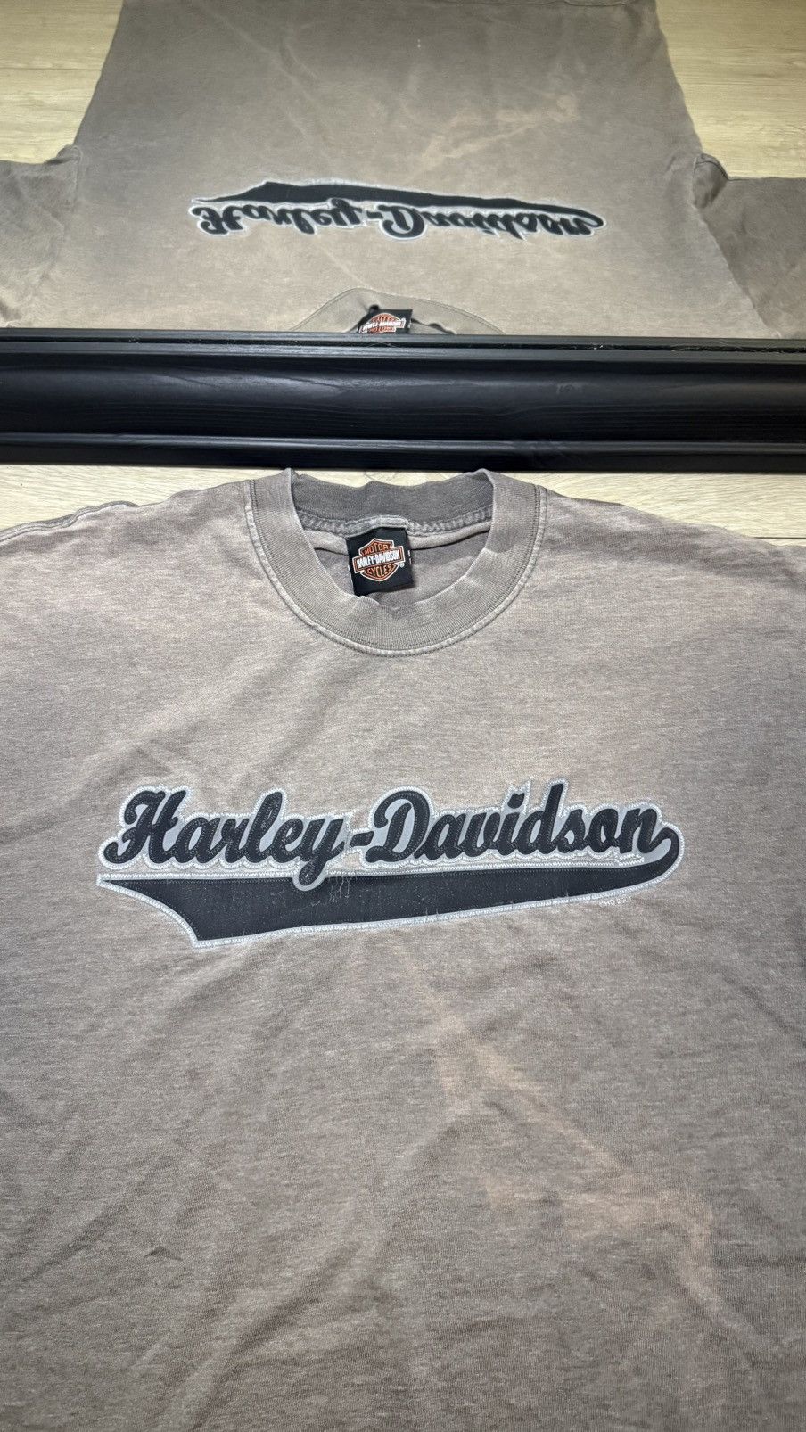 Harley Davidson Vintage / Y2K Harley Davidson Camden County Shirt Size US L / EU 52-54 / 3 - 3 Thumbnail