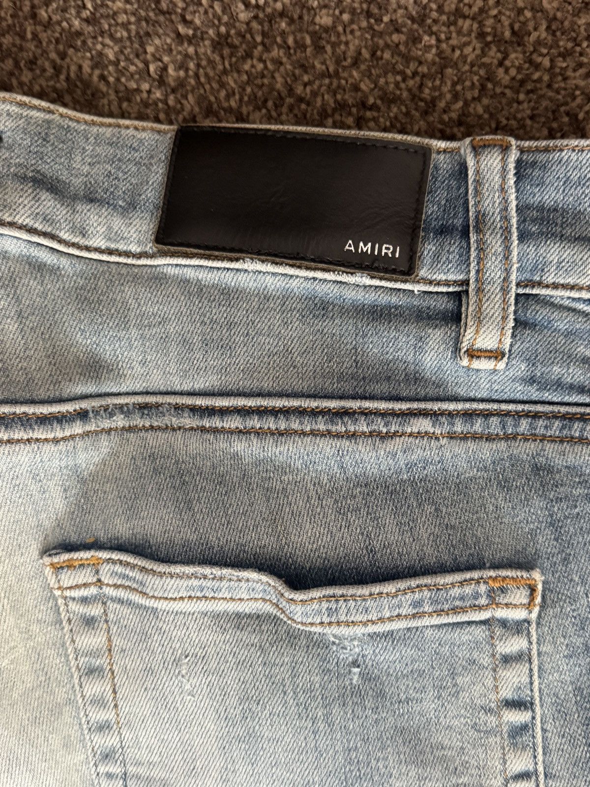 Amiri 💠Amiri💠 STACK JEANS ROSEBOWL 2017 RARE (33) Size US 33 - 6 Thumbnail