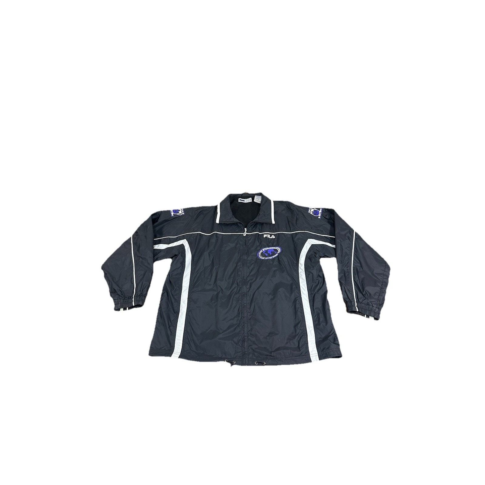 Fila Vintage Fila Shaka Franklin Foundation Windbreaker Jacket Co Size US L / EU 52-54 / 3 - 1 Thumbnail