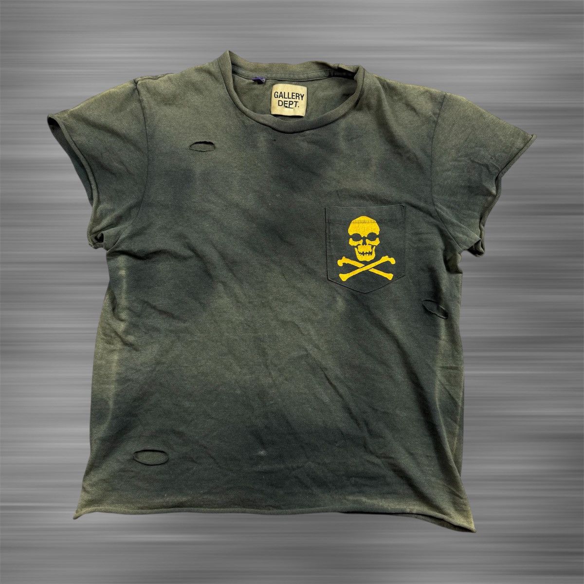 Gallery Dept. Gallery Dept. Skull Logo Distressed Shirt Size US S / EU 44-46 / 1 - 1 Thumbnail