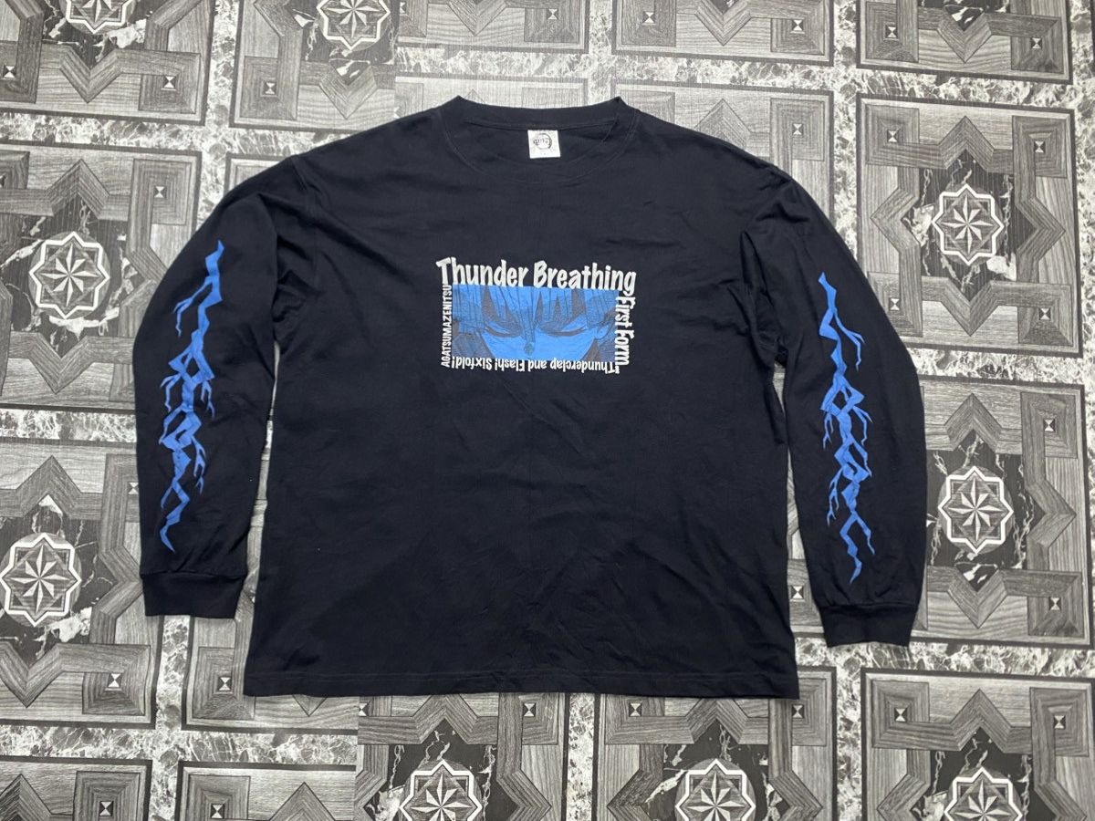 Anime Anime kimetsu No Yaiba (Zenitsu) Long sleeve iconic Size US L / EU 52-54 / 3 - 2 Thumbnail