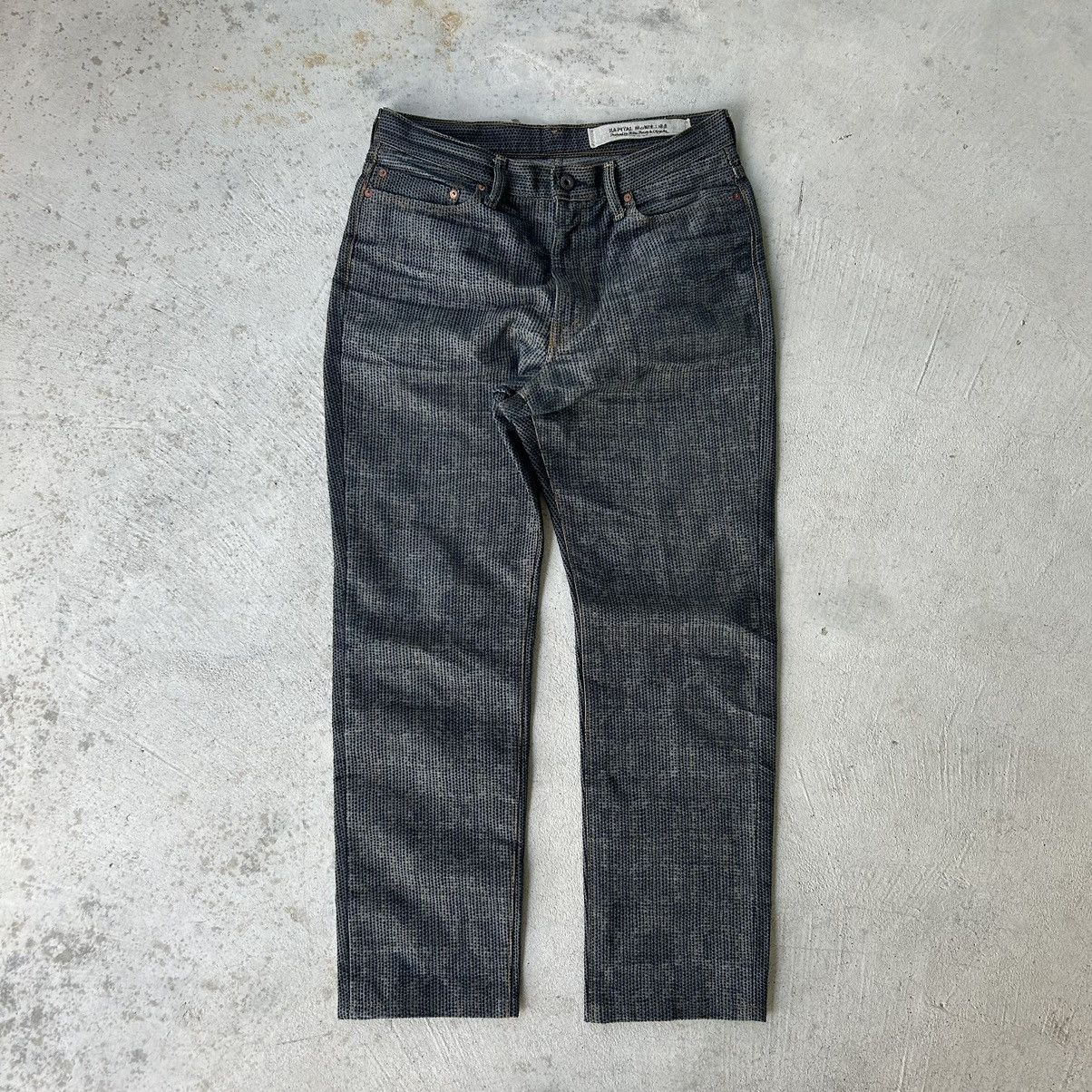 Jean Kapital Kountry N°4 - Denim Teint Végétal Hinomaru, Taille M, Occasion Mais Jamais Porté