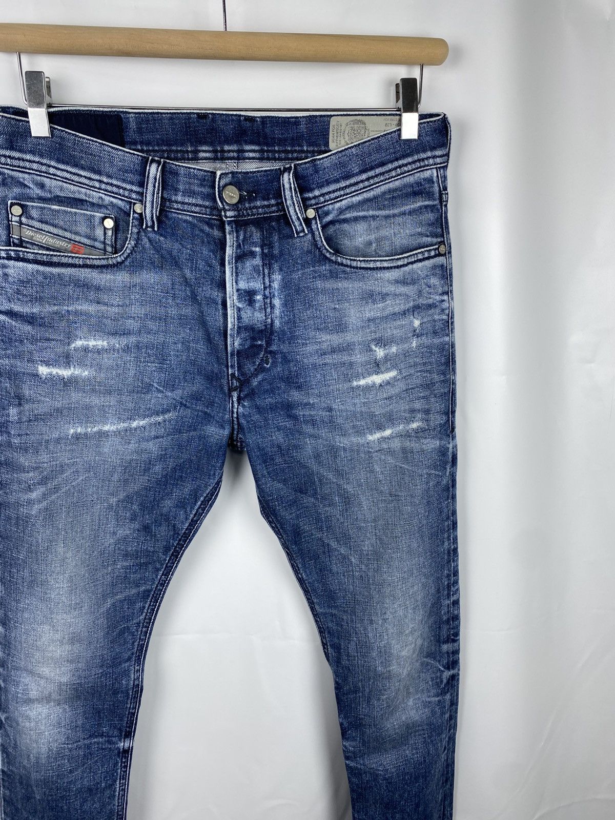 Diesel Diesel Tapphar Jeans Men Distressed Slim size 30 x 32 Size US 30 / EU 46 - 5 Thumbnail