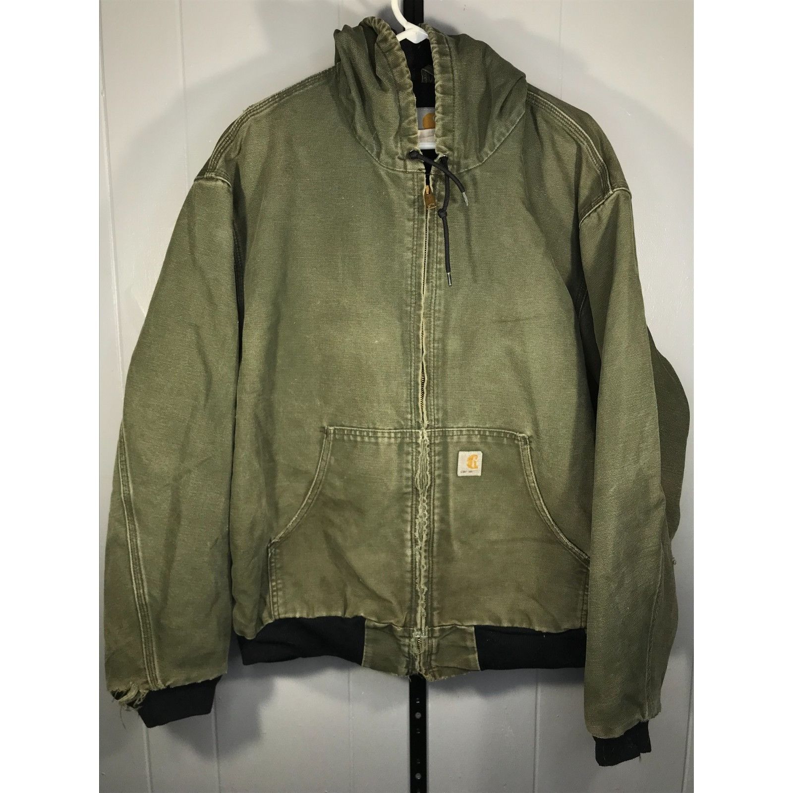 Carhartt Carhartt J131 Moss Green Thermal Lined Duck Canvas Active Ja Size US XXL / EU 58 / 5 - 1 Thumbnail