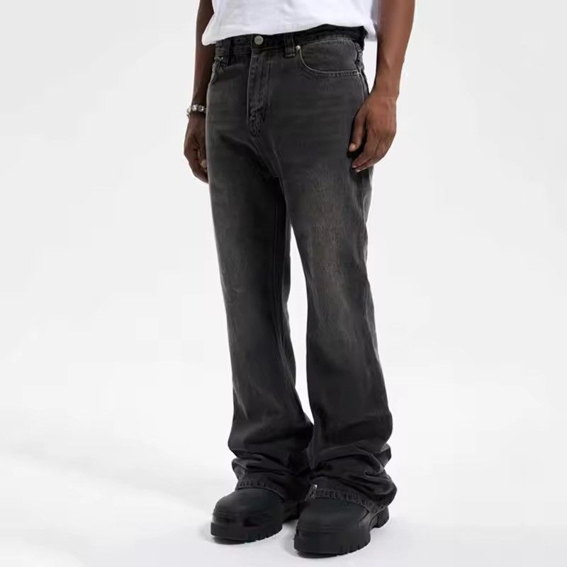 Japanese Brand VIBE High street vintage style washed bootcut jeans Size US 31 - 4 Thumbnail