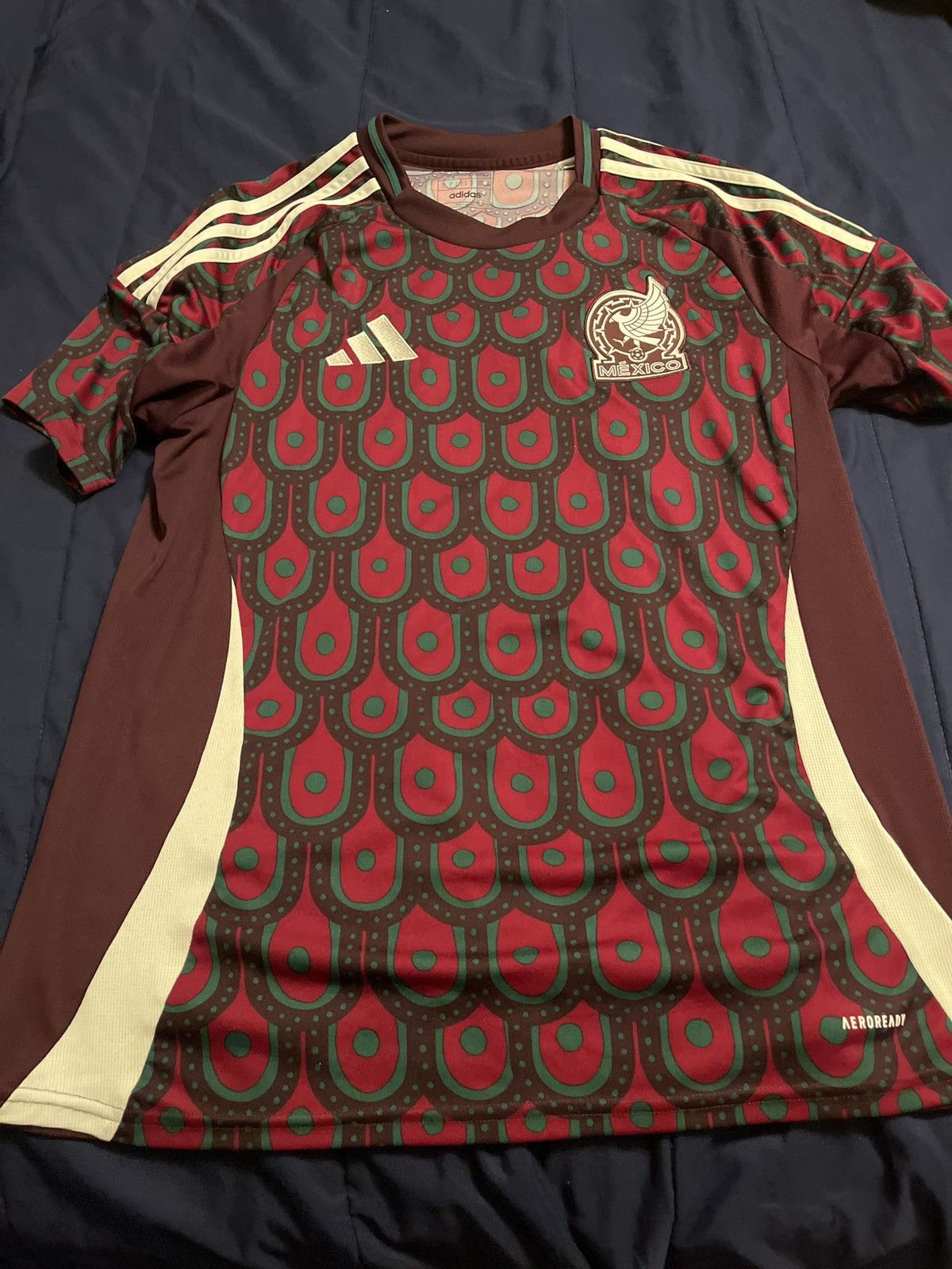 Adidas Large - Slim Fit Mexico Jersey Size US L / EU 52-54 / 3 - 1 Thumbnail