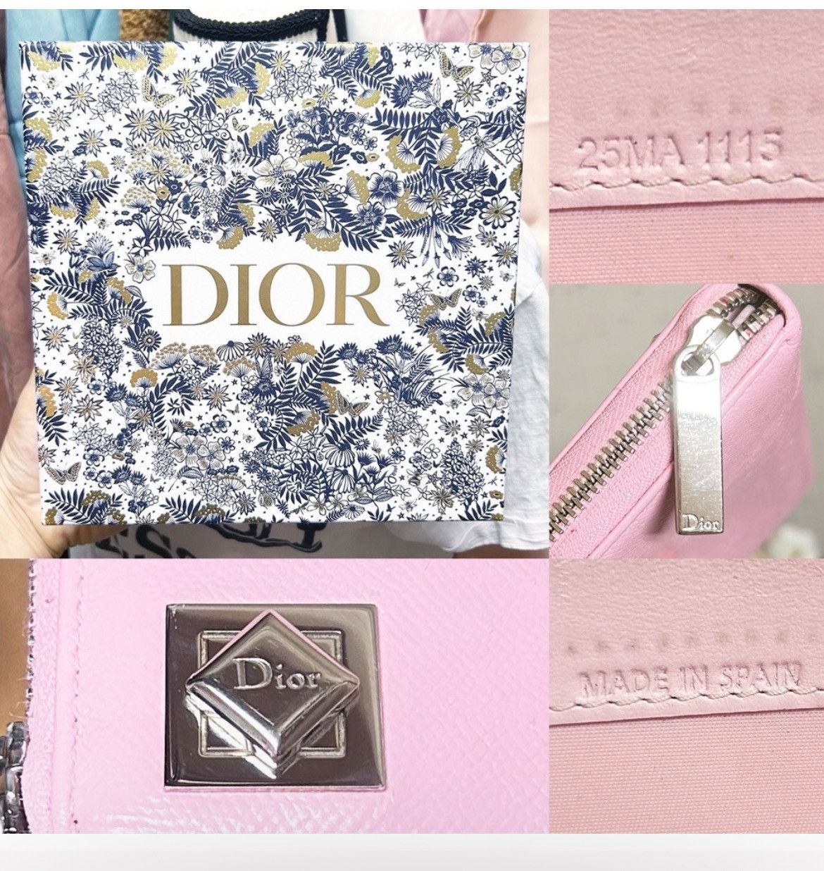 Dior Authentic Dior Baby Pink Turn Me Continental Wallet / Clutch Size ONE SIZE - 12 Thumbnail