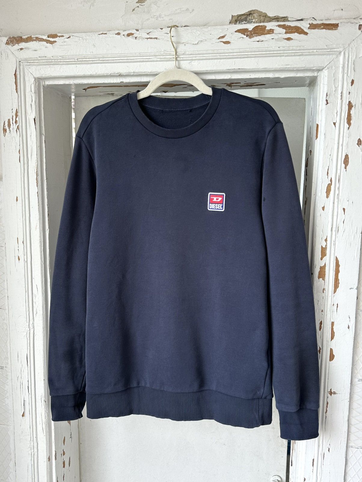 Diesel × Vintage Vintage Diesel Navy Sweatshirt Size US M / EU 48-50 / 2 - 1 Thumbnail