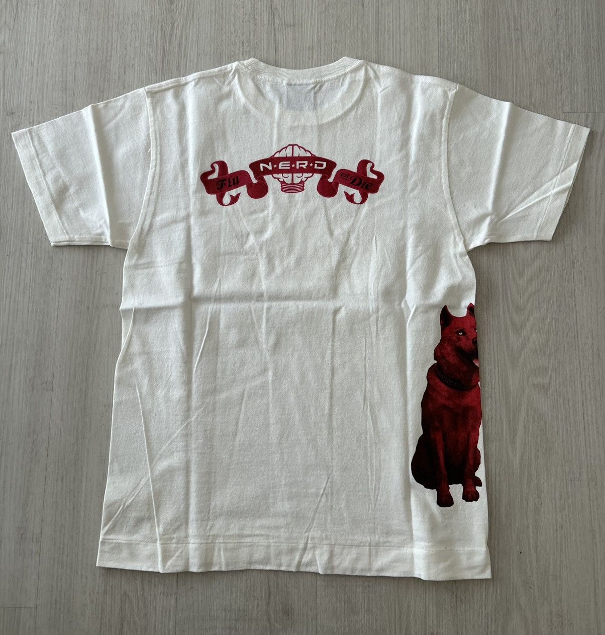 Bape VERY RARE OG 2004 A BATHING APE X N.E.R.D CAMO FLY OR DIE Size US M / EU 48-50 / 2 - 7 Thumbnail