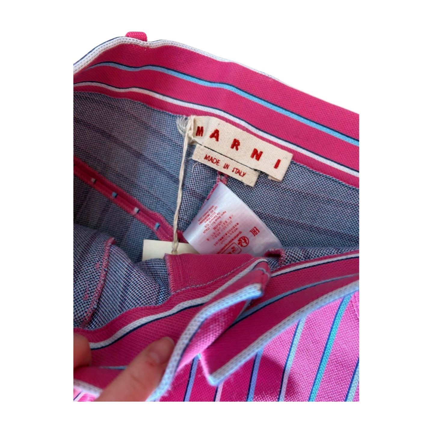 Marni MARNI - NWT Pink Stripe Trousers Size 30" / US 8 / IT 44 - 3 Thumbnail
